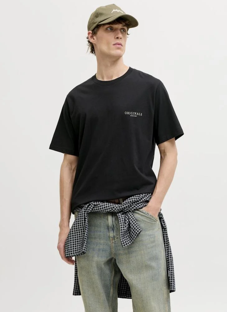 All Over Print Crew Neck T-Shirt